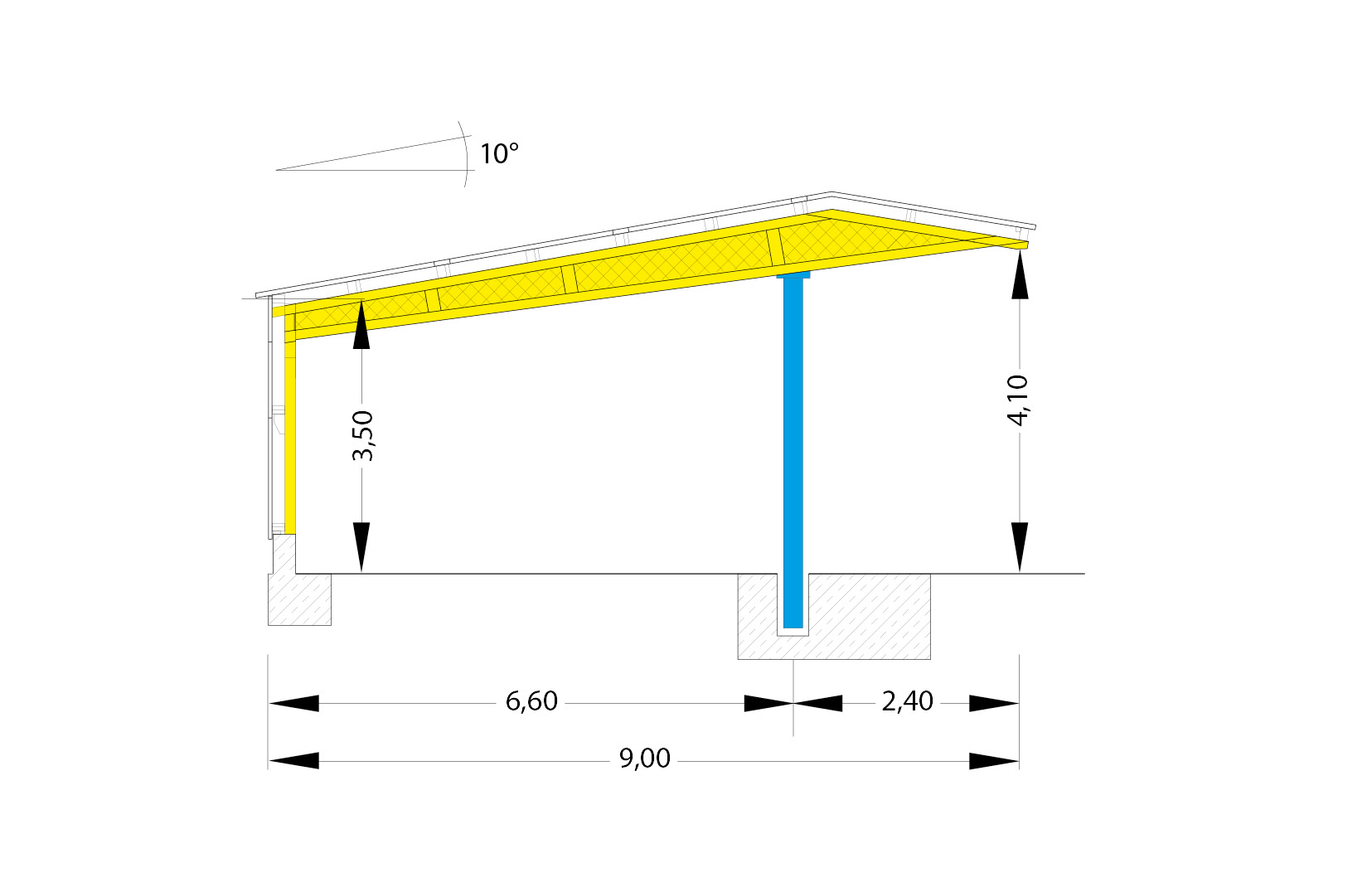 Skizzen Maschinenschuppen MS2 Beschriftet