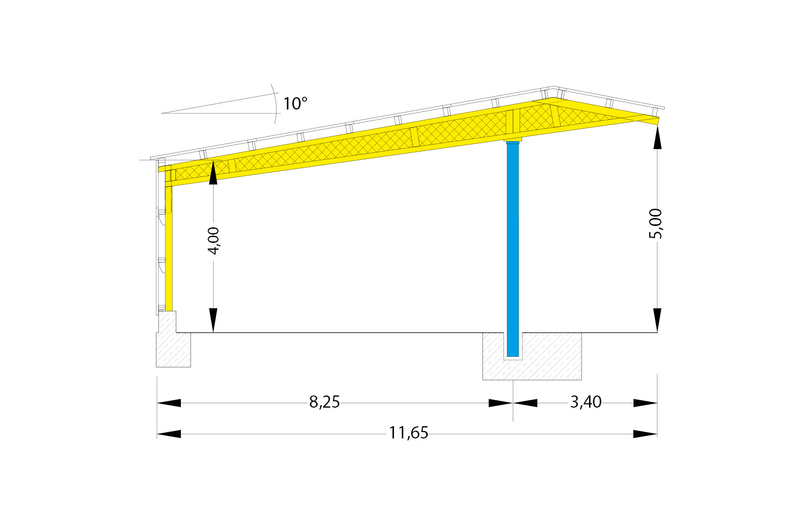 Skizzen Maschinenschuppen MS3 Beschriftet