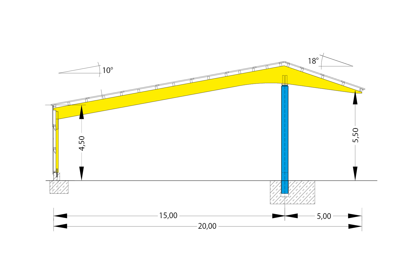 Skizzen Maschinenschuppen MS5 Beschriftet